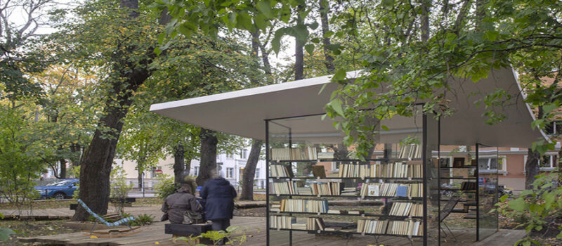 Ethereal Architecture: White Sheet Reading Pavilion