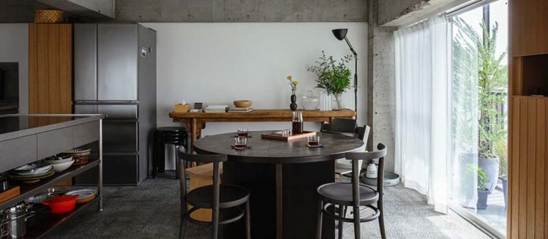 Reimagining Comfort Apartment in Oku by Buttondesign