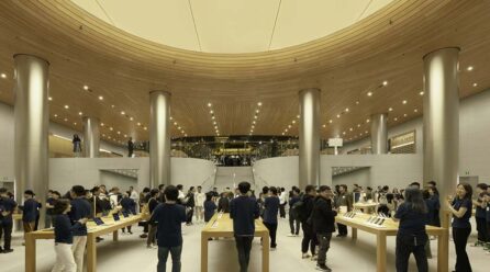 Reinventing Connectivity Apple Store Jing’an by Foster + Partners