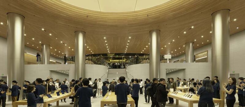 Reinventing Connectivity Apple Store Jing’an by Foster + Partners