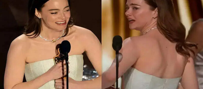 Emma Stone’s Oscar Win Amidst a Wardrobe Malfunction