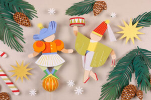 Crafted Christmas Magic: Diana Beltran Herrera’s Paper Characters