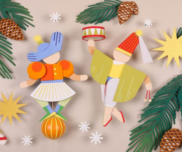 Crafted Christmas Magic: Diana Beltran Herrera’s Paper Characters