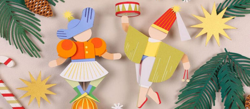 Crafted Christmas Magic: Diana Beltran Herrera’s Paper Characters