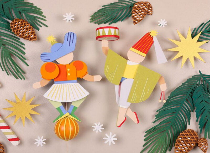 Crafted Christmas Magic: Diana Beltran Herrera’s Paper Characters