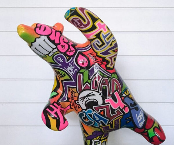 Vibrant Fusion: Miko-R’s Graffiti Sculptures