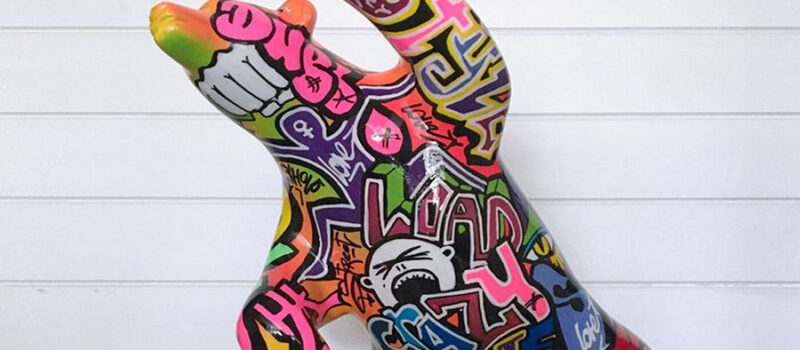 Vibrant Fusion: Miko-R’s Graffiti Sculptures