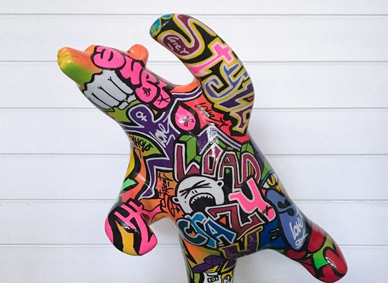 Vibrant Fusion: Miko-R’s Graffiti Sculptures