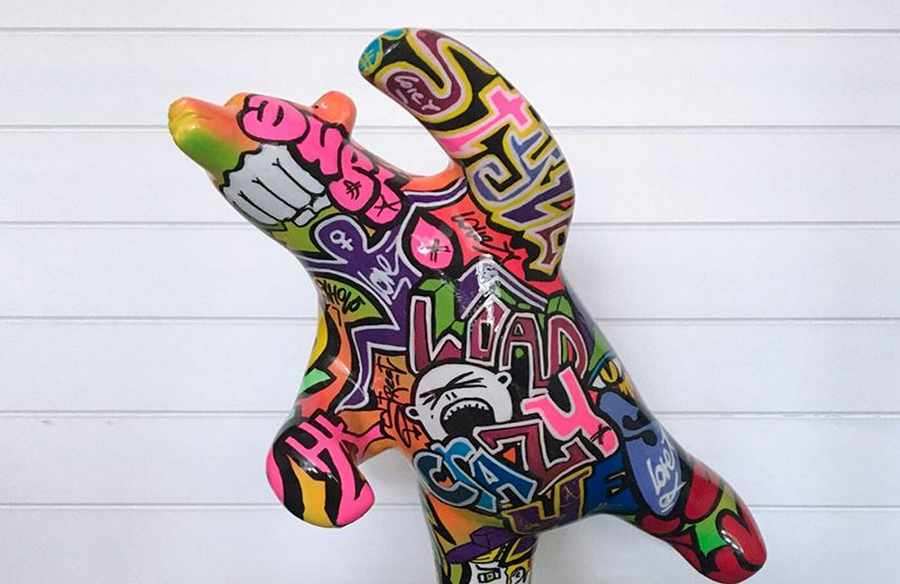 Vibrant Fusion: Miko-R’s Graffiti Sculptures