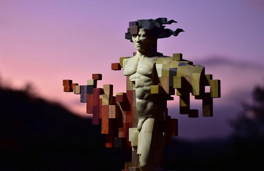 Pixelated Wonders: The Sculptures of Han Hsu-Tung