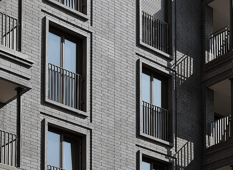 Lightweight and Durable: UHPC Brick Veneer Façade System by Hofmann Facades Group